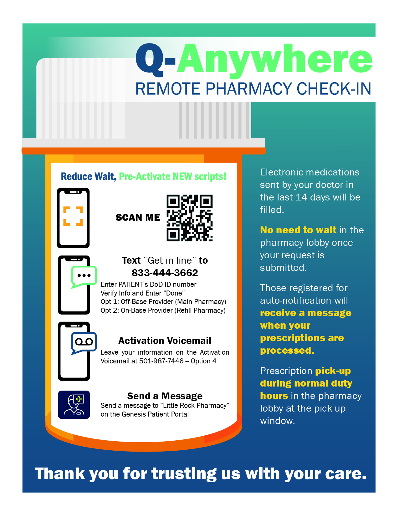 Pharmacy Check In Graphic