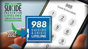 988 Suicide Prevention Graphic