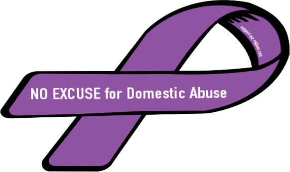 Domestic abuse ribbon
